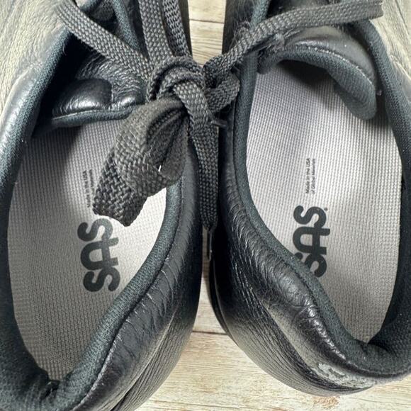 SAS Liberty Black Leather Slip Resistant Lace Up Work Shoes Women's Size 12W - Picture 8 of 9